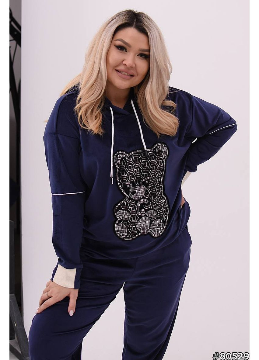 Женский спортивный костюм из мягкого велюра Україна (353492768)