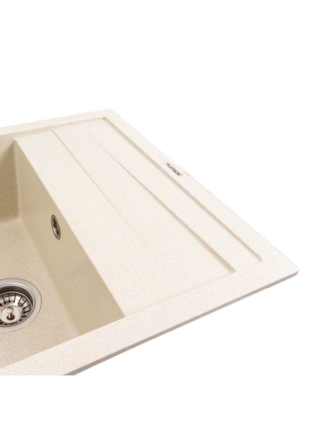 Кухонная мойка гранитная матовая 7050 CASCADA Песок Platinum (295598903)