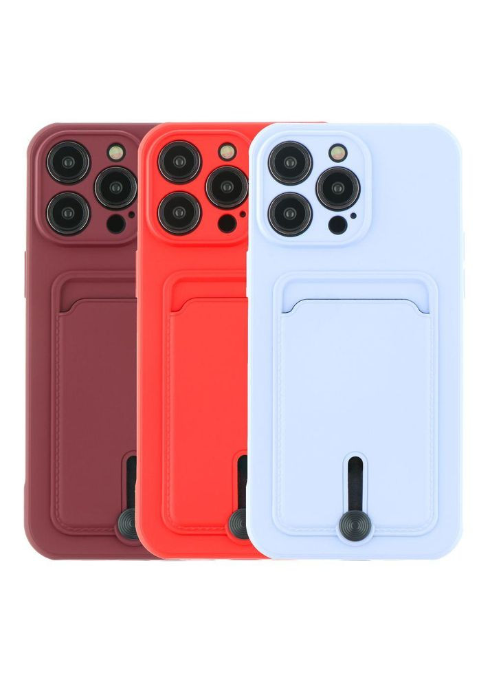 Чехол на Apple iPhone 14 Pro Max / для айфона 14 о макс с карманом для карты Epik (338616441)