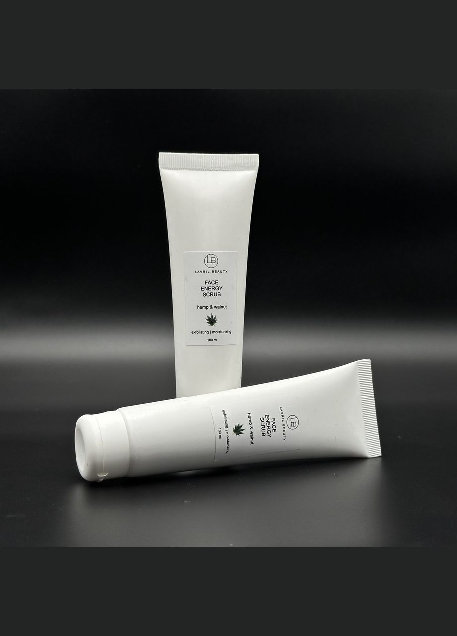 Скраб для обличчя конопля та грецький орех LB No Brand (346488683)