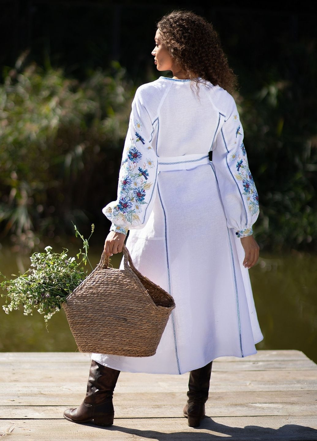 Білий сукня жіноча Едельвіка