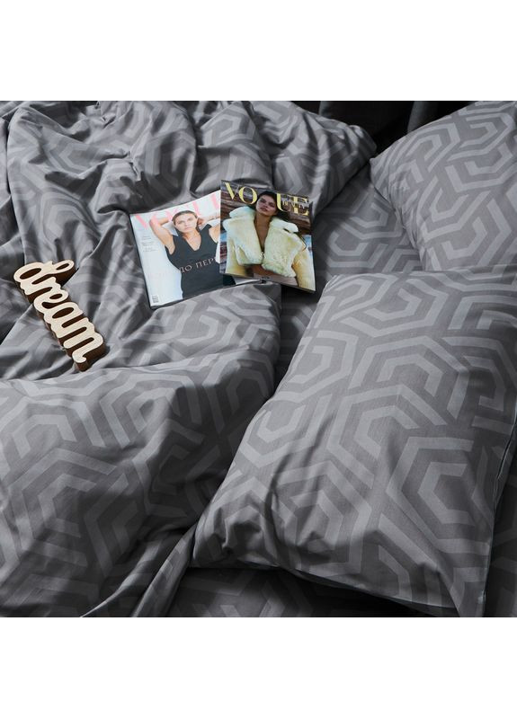 Комплект постільної білизни Бязь Gold Люкс «» Полуторний 143х210 наволочки 4х70х70 (MS-820007229) Moon&Star Urban Style (356116539)