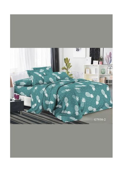 Євро комплект постільної білизни Бязь 3D Premium 200х220 см BPе-298 Vital-Textile (367262529)