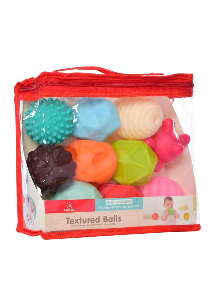 Детская игрушка для купания "Мячики" 19012, 10 штук Bambi (364127599)