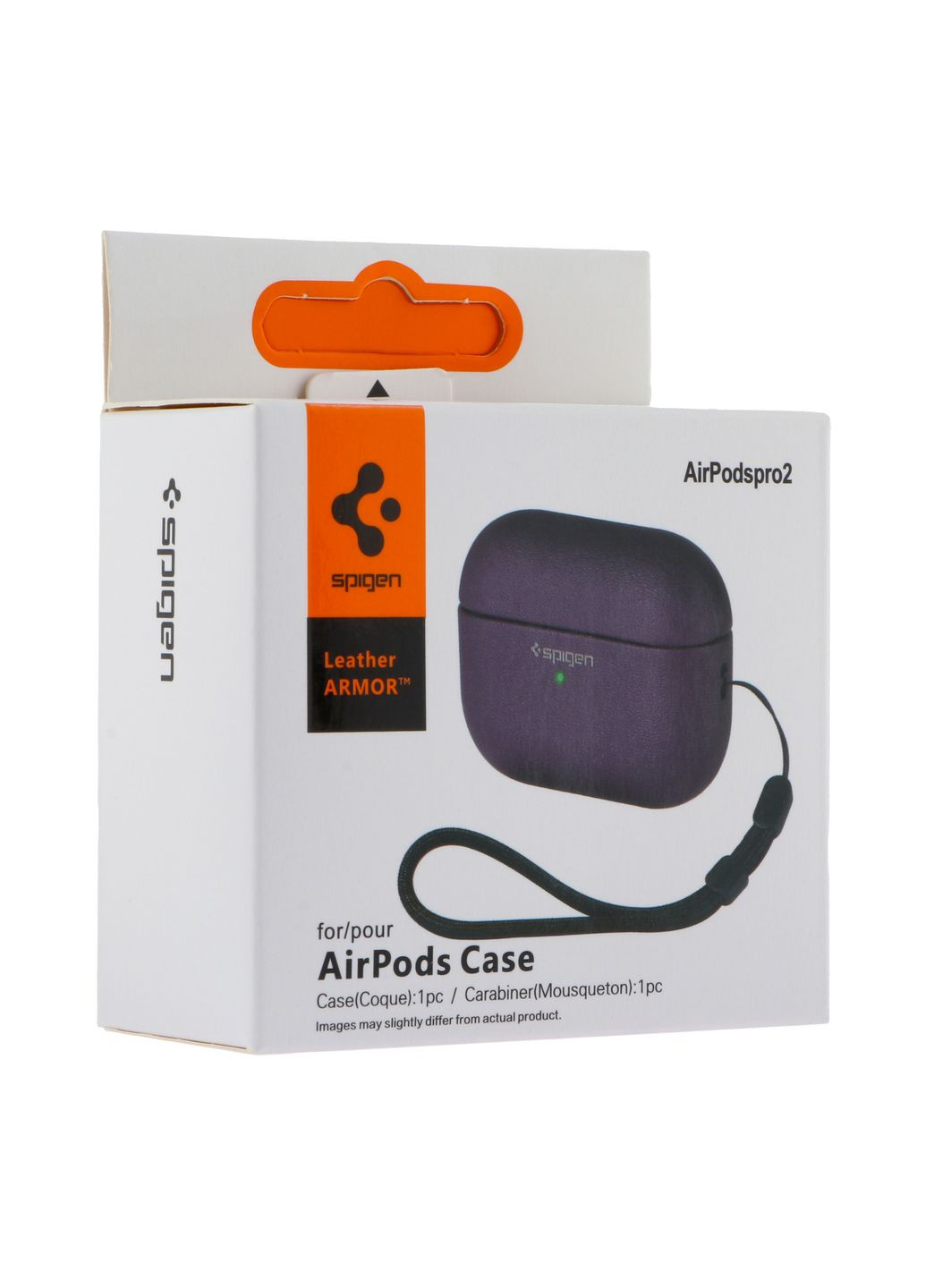 Футляр TPU Leather Armor для Airpods Pro 2 Purple Spigen Apple Airpods Pro 2 2022 (370440340)