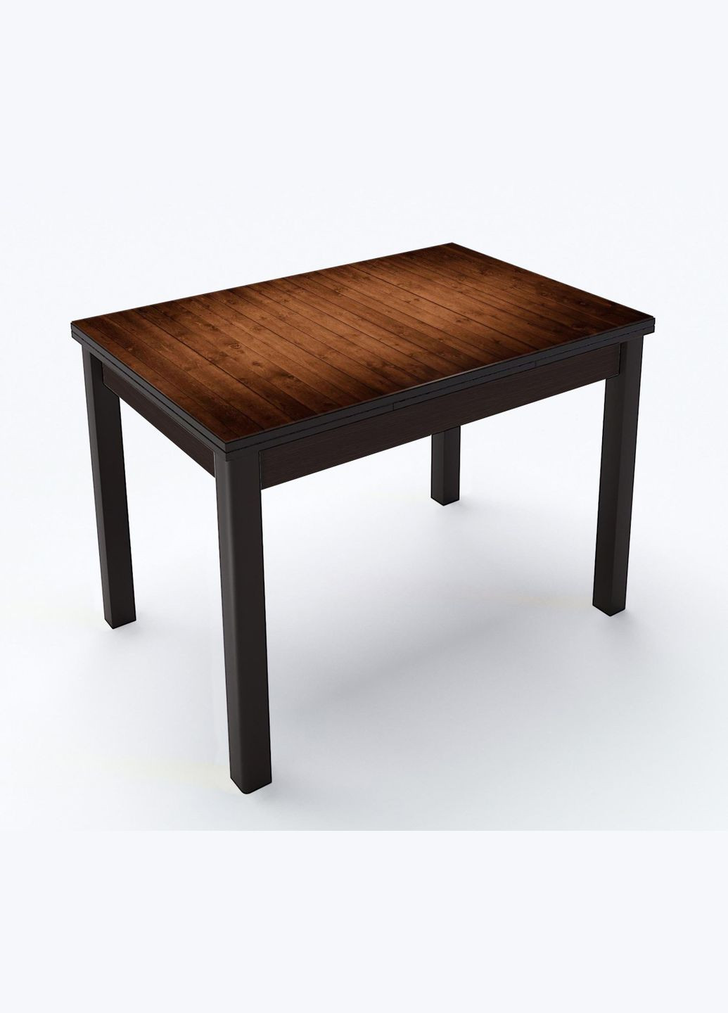 Стол обеденный раскладной Марсель 90х60 см Венге/Стекло УФ 15 047 (10000206) Fusion Furniture (341525503)