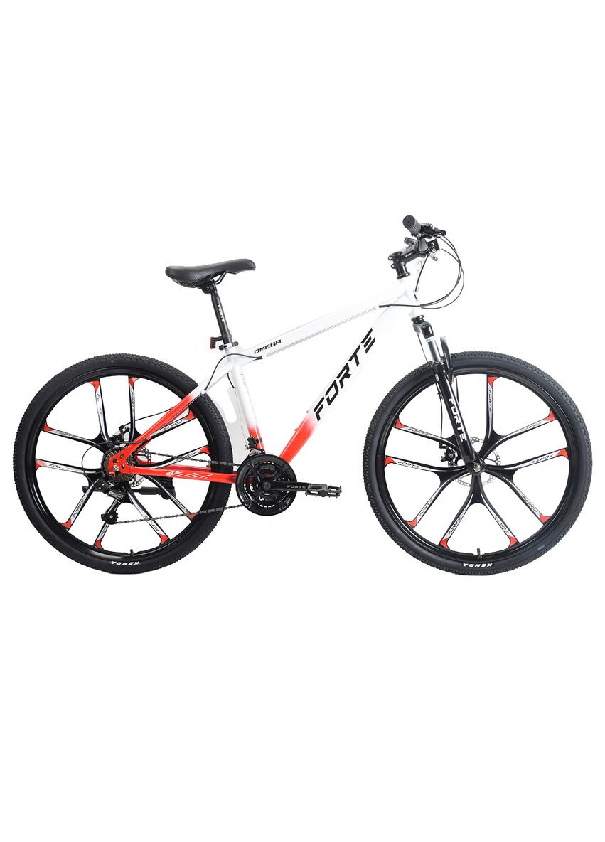 Велосипед OMEGA 17"/27.5" біло-червоний Forte (315559242)
