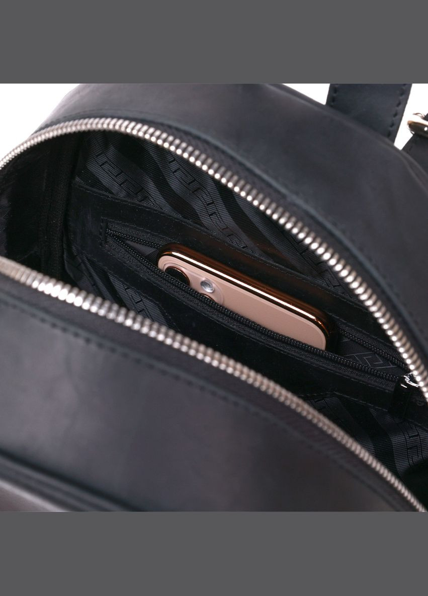 Універсальний вінтажний жіночий рюкзак 16328 Чорний Shvigel (328449828)