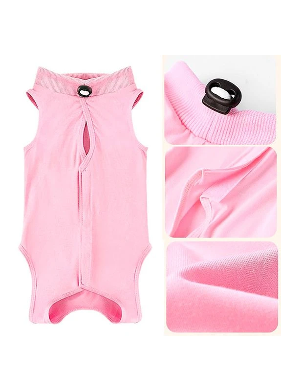 Післяопераційна попона DT1328 Pink для котів 4 шт. Lesko (373768448)