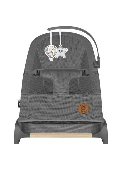 Крісло-гойдалка (LO-JUNE AIR GREY GRAPHITE) Lionelo шезлонг June air grey graphite (370018664)