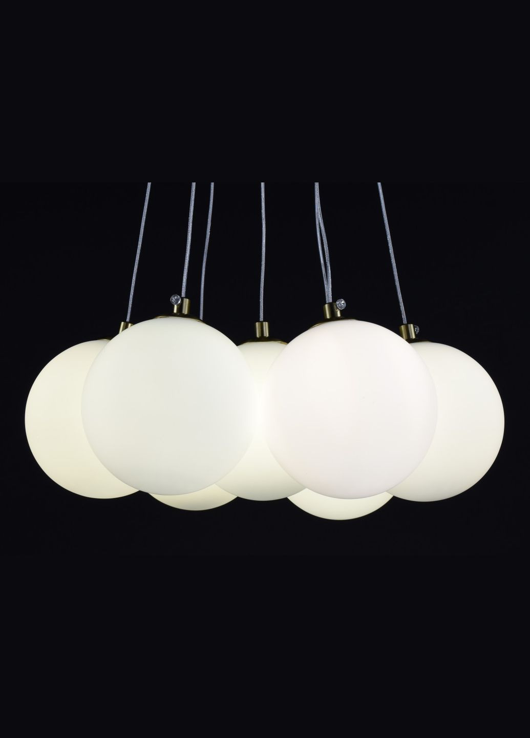 Люстра подвесная на 7 лампочек 28145 Латунь 30-110х36х36 см. Sunnysky (364495403)