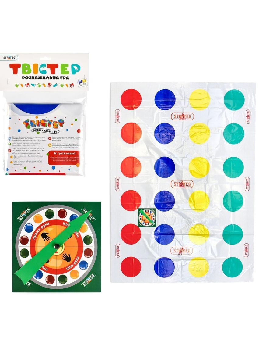 Развлекательная игра "Твистер" (30801) Strateg (364309982)