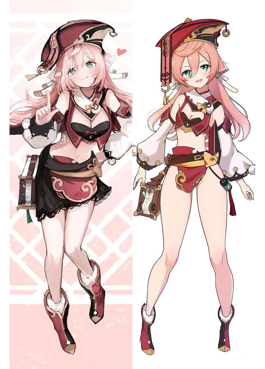 Подушка дакимакура двухсторонняя Yanfei - Genshin Impact 100см No Brand (327842645)