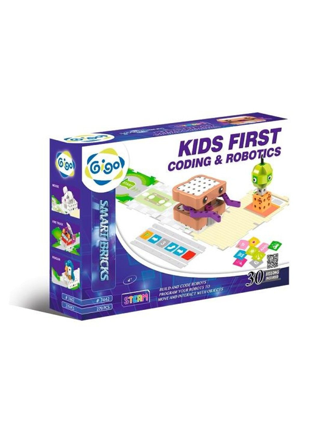 Конструктор Робототехніка для малюків 279 деталей (7442) Gigo (331174373)