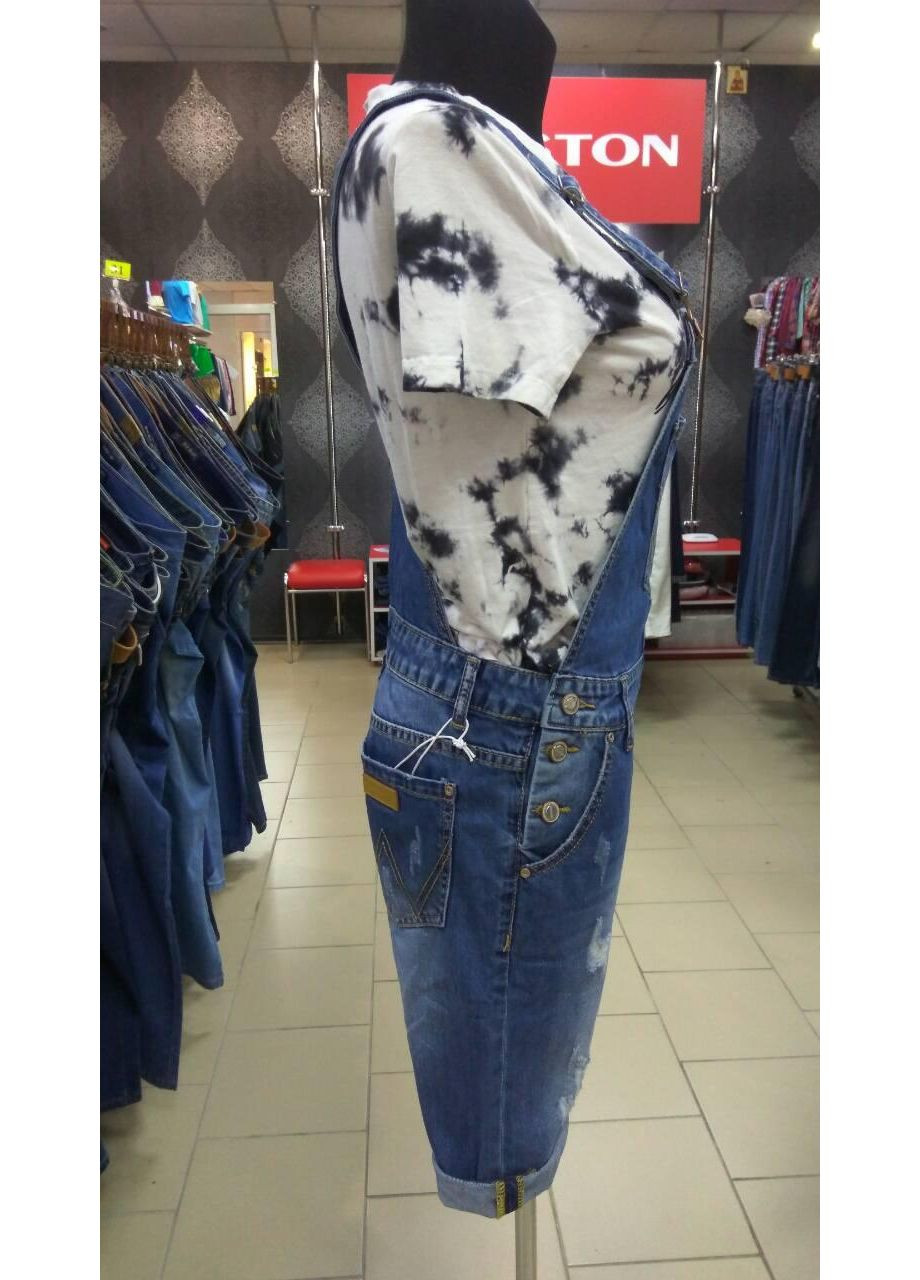 Жіночий джинсовий комбінезон з шортами Resalsa (350349511)