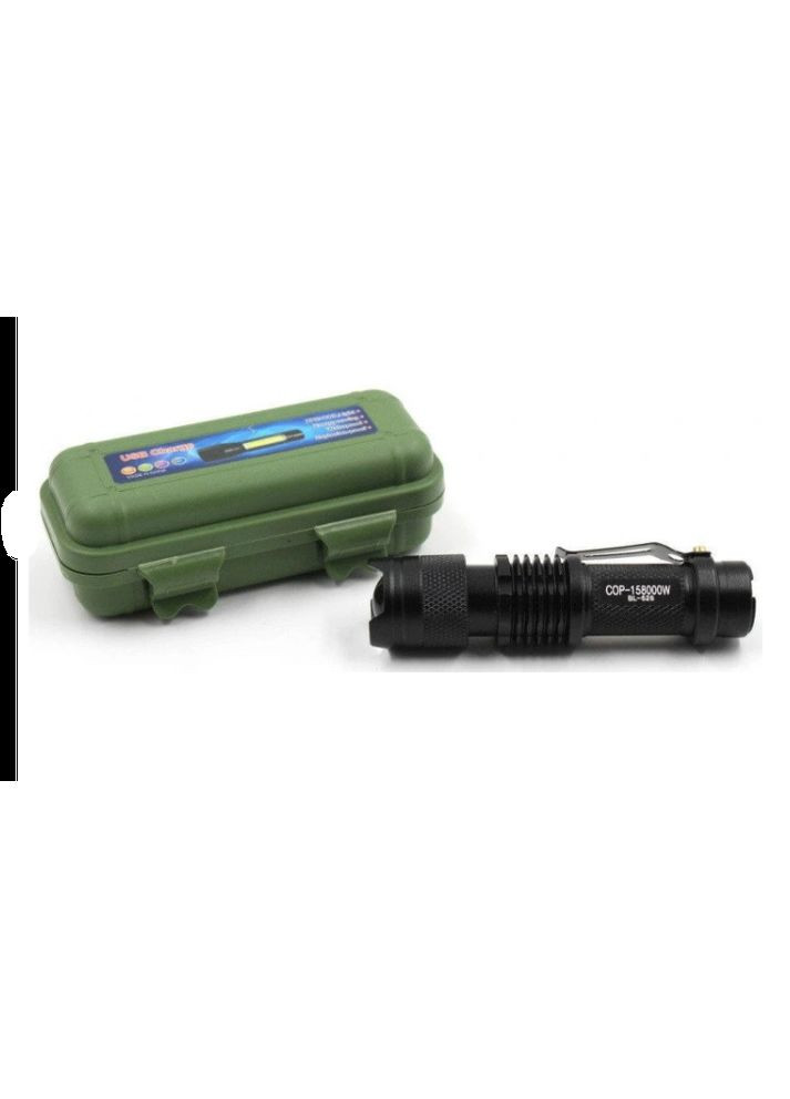 Светодиодный мощный ручной фонарь BL-525 аккумуляторный фонарик с боковым светом X-Balog (316630664)