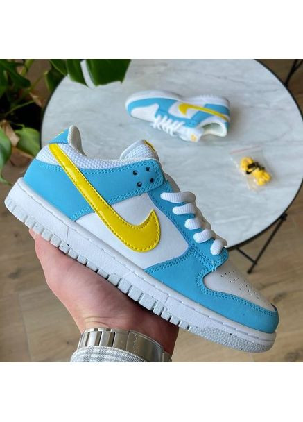 Кросівки жіночі Nike Dunk Low Next Nature GS 'Homer' | Найк сб Данк низькі блакитні No Brand блакитні демісезони (353872816)