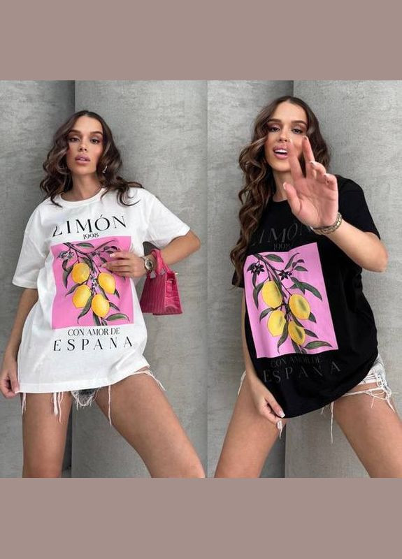 Футболка з цікавим принтом Adelante - (330105714)