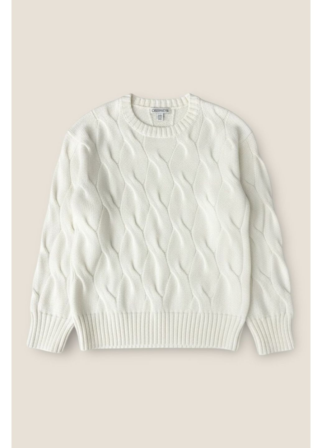 Белый демисезонный свитер Crewcuts