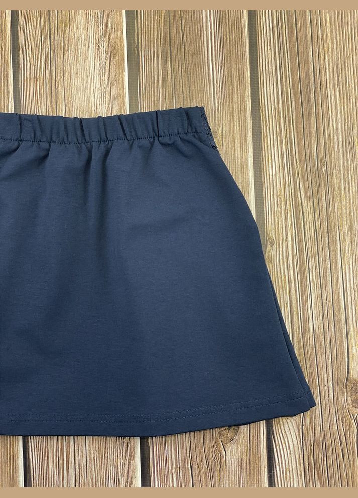 Трикотажна шкільна спідниця на кокетці Smil (299907274)