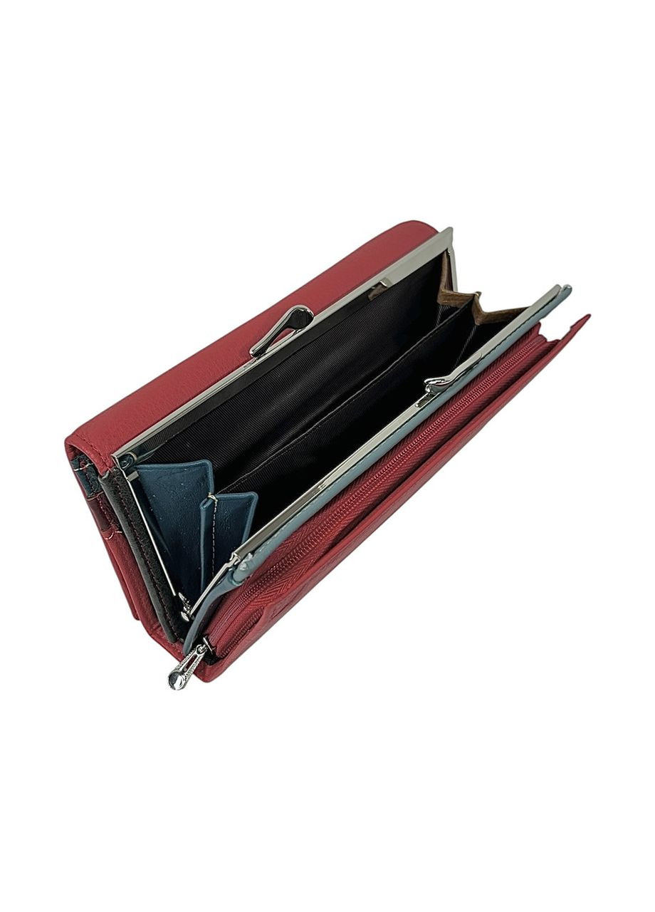 Жіночий гаманець з натуральної шкіри B149-586-2 червоний 18.5 х 9 х 4 Balisa (367263943)