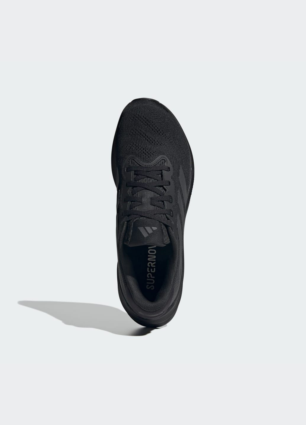 Черные летние кроссовки для бега supernova rise 2 running adidas
