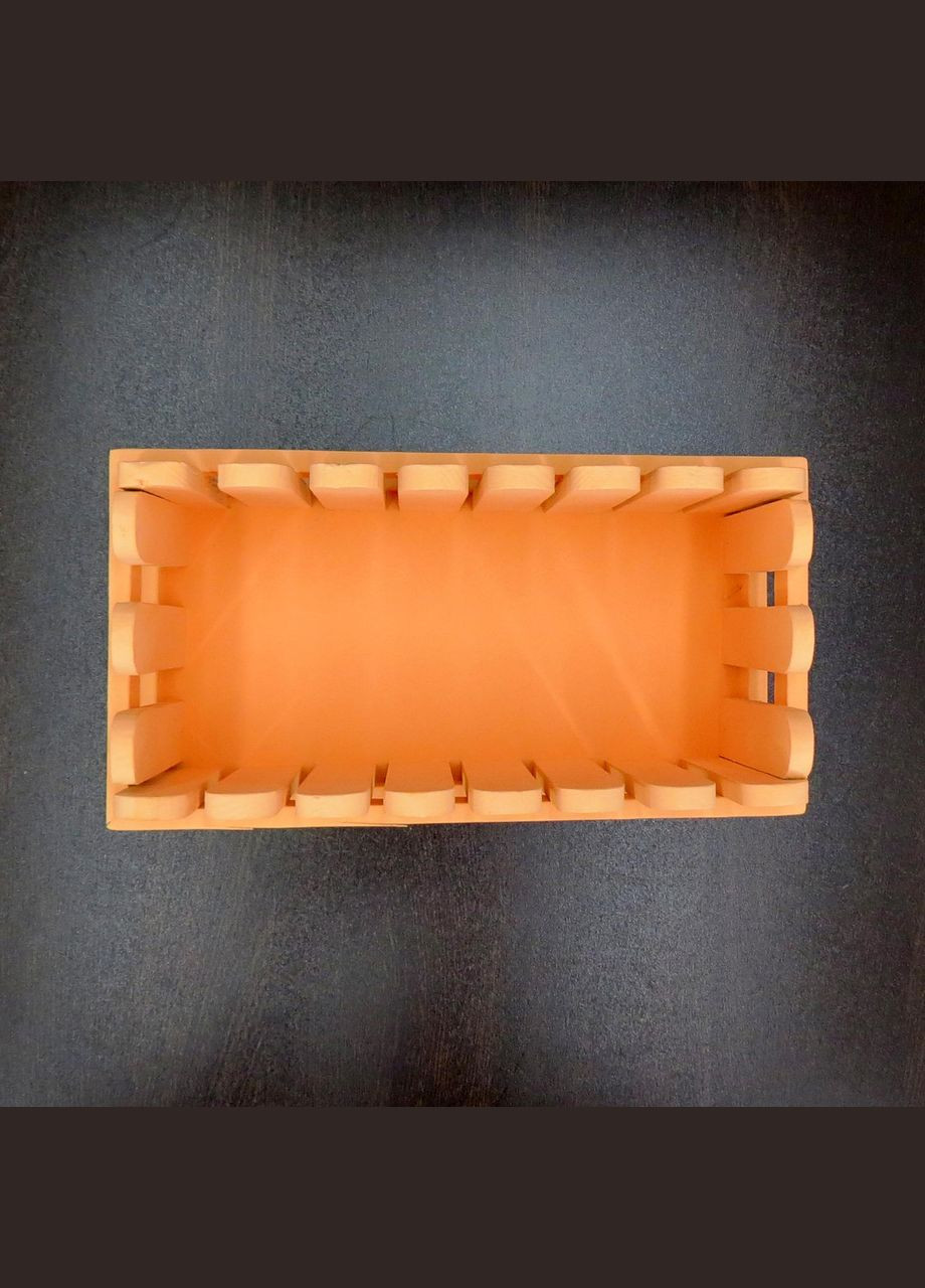 Кашпо из дерева Василёк 16х31 грейпфрут (КАШ-16310254) No Brand (328450523)