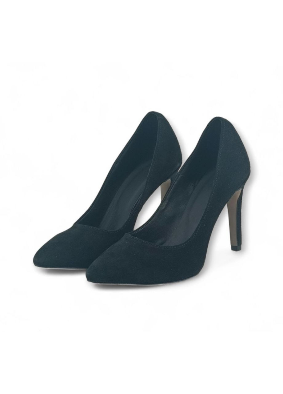 AVK Туфли женские142(18) лодочки черный з натуральная замша, — (358117777)