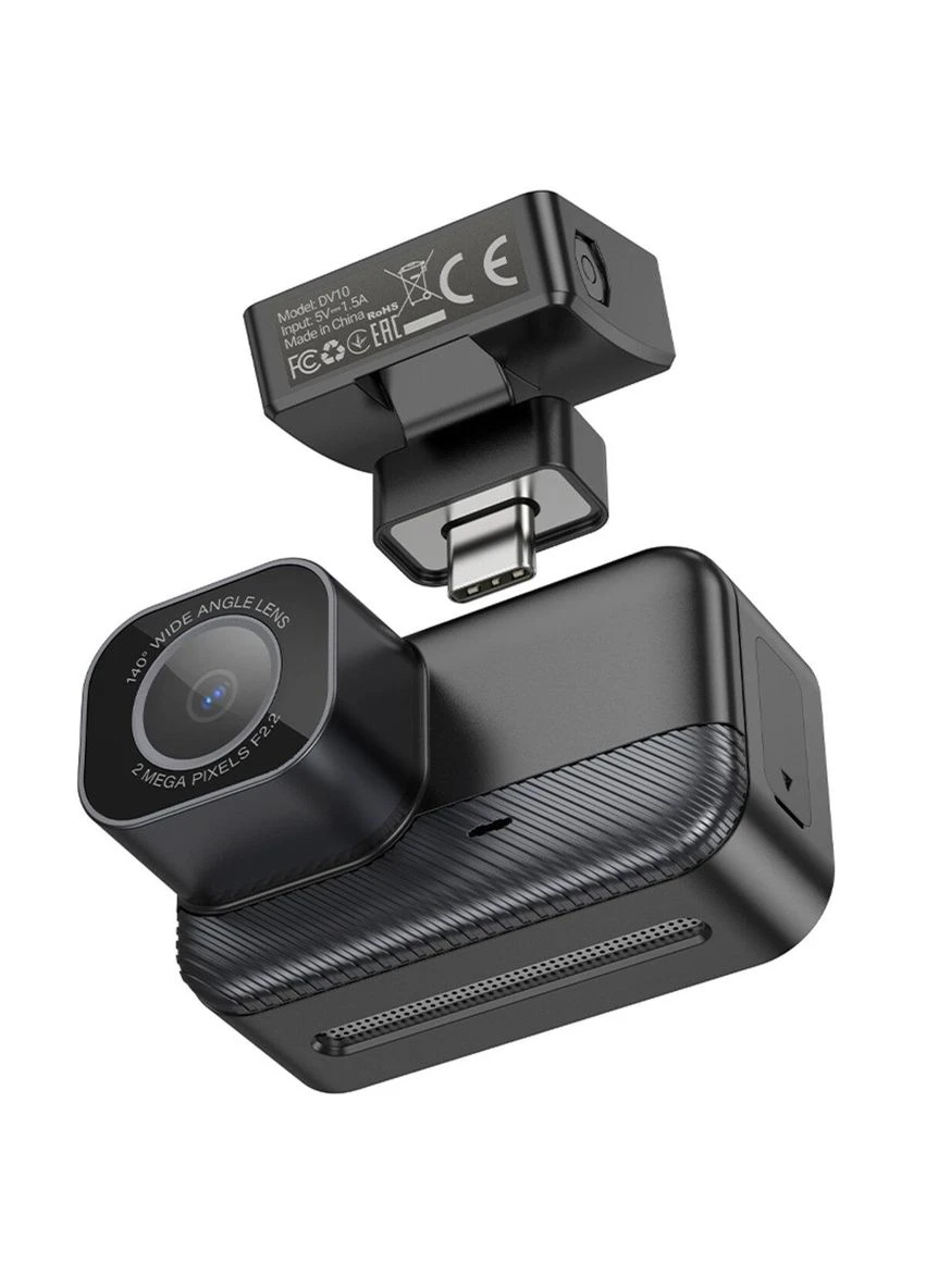 Відеореєстратор в автомобіль DV10 mini screen dashcam чорний Hoco (365728959)