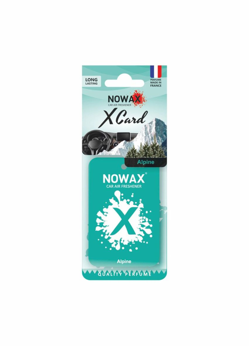Ароматизатор Nowax X Card Alpine NX07533 Novax (280877425)
