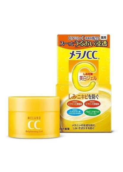 Rohto Pharmaceutical ROHTO Melano CC Brightening Gel осветляющий гель для лица с витаминами, 100 гр — Крем, Япония (307091020)