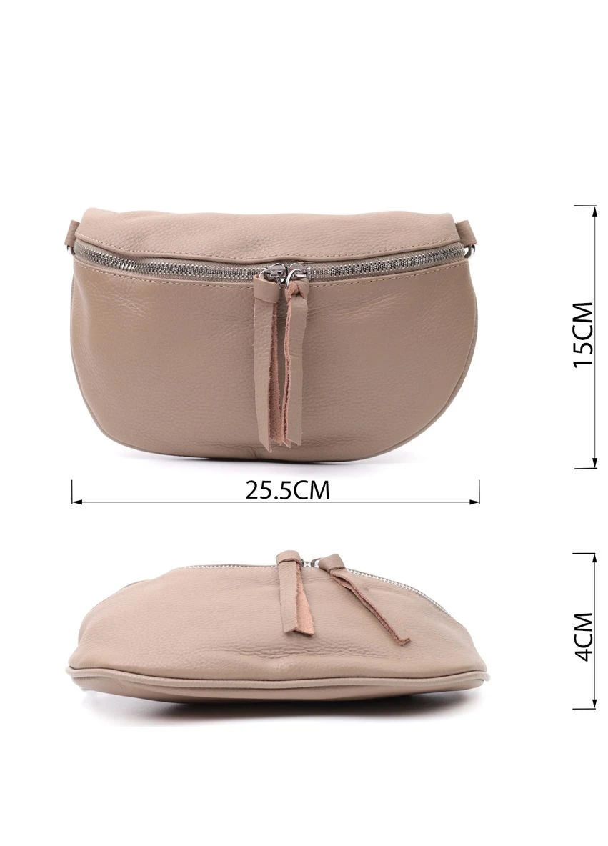 Кожаная женская сумка через плечо с мини кошельком Vintage бежевый (sku_22663) No Brand (329853202)