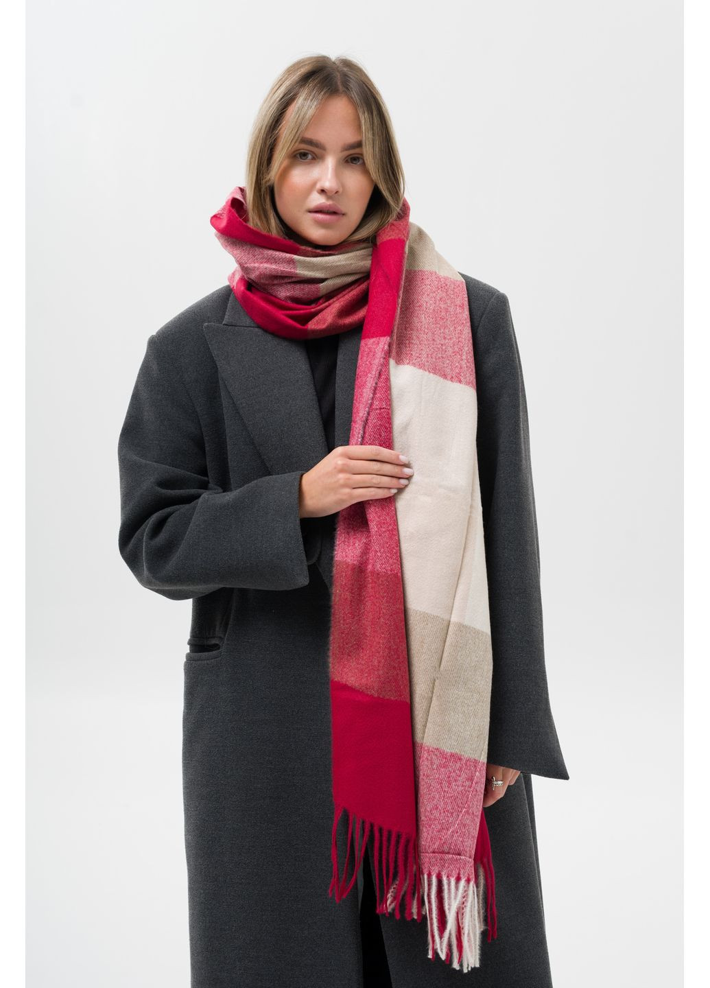 Шарф У Клітинку Terner Without (364686855)