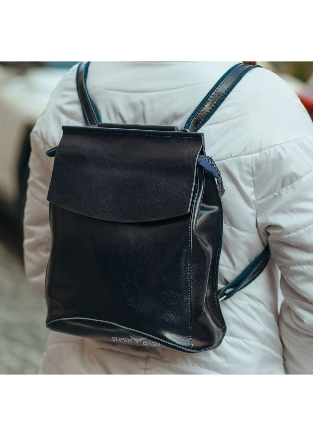 Кожаный женский рюкзак Tiding Bag (288186004)