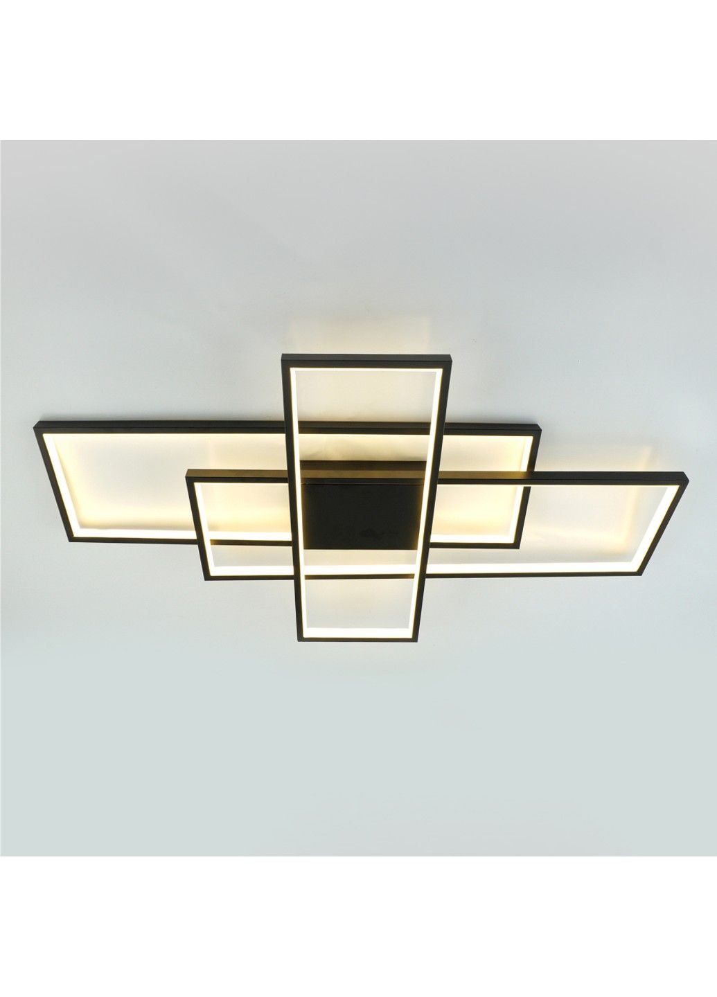 Смарт люстра управляемая светодиодная SVEN 3S 125 Вт 1100x600x80 мм Черная ESLLSE (358201880)