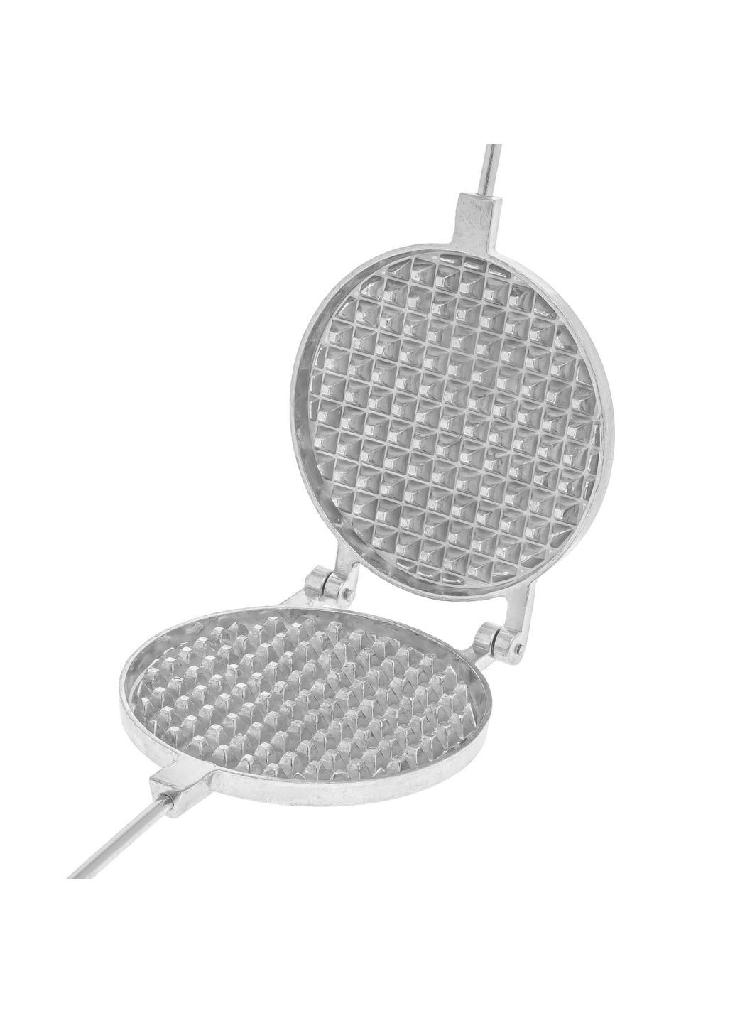 Форма алюмінієва кругла для випікання товстих бельгійських віденських вафель (вафельниця) зі знімними ручками RS (332670606)