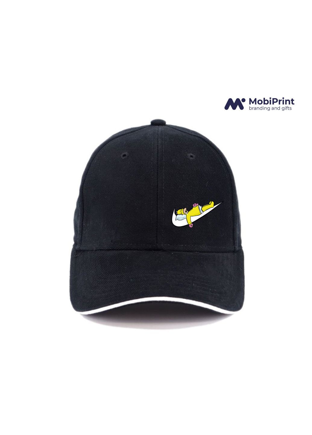 Кепка Sandwich Гомер Сімпсони Чорний (9278-2043-BK) MobiPrint (292866170)