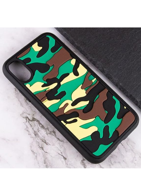 Чохол TPU+PC Army Collection для Apple iPhone XS Max (6.5") Зелений Epik (372973025)
