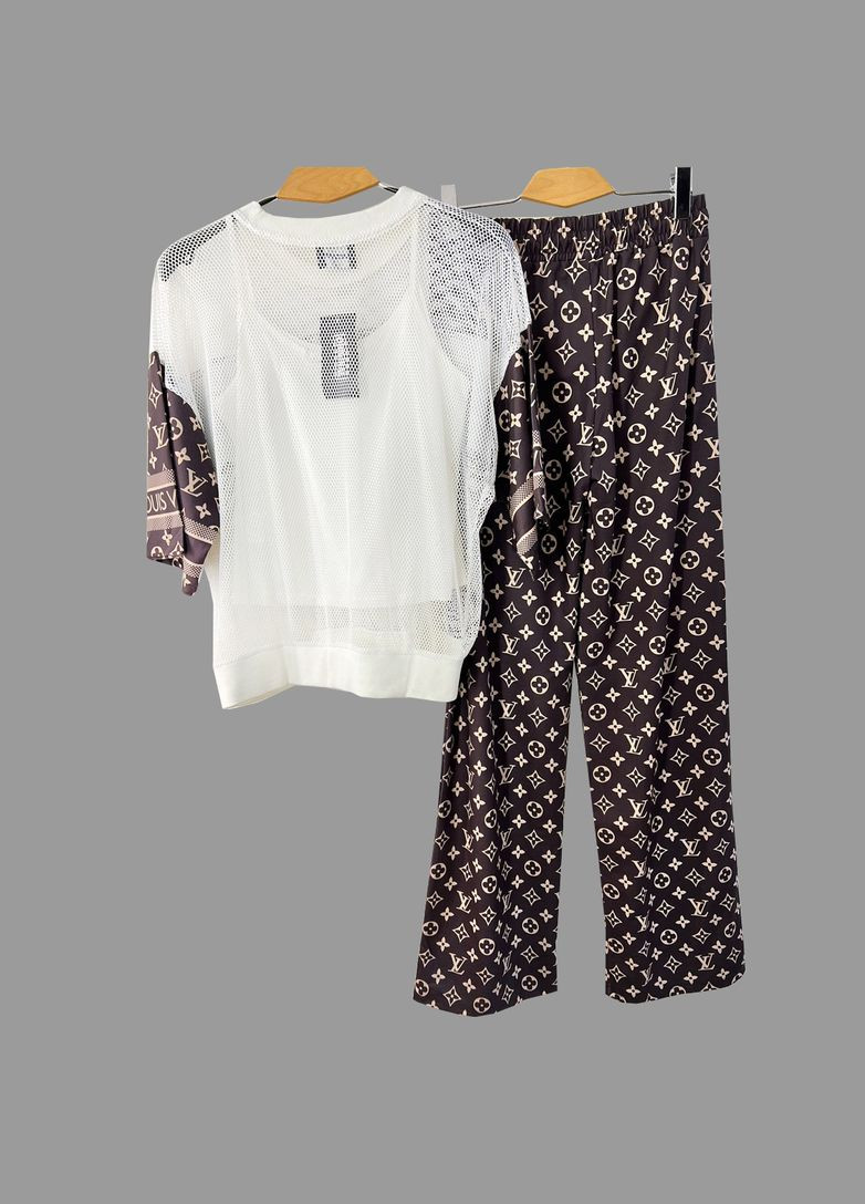 Жіночий білий костюм трійка. Розмір S Fashion (337118450)