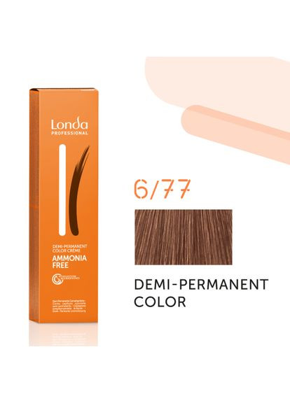 Интенсивная краска оттеночная для волос Professional DEMI 6/77 темный блондин интенсивнокоричневый, 60 Londa Professional (292736647)