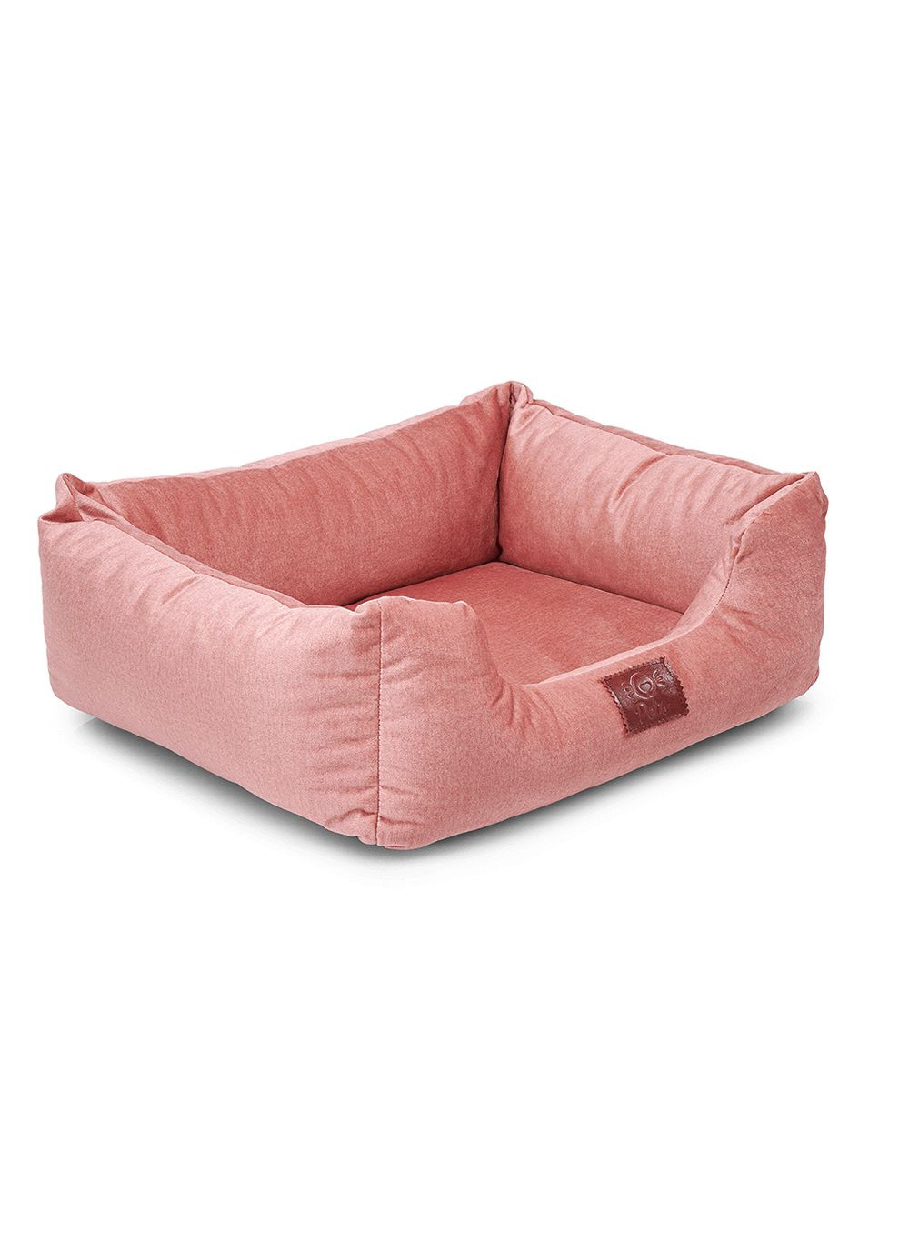 Лежак для тварин Happiness — рожево-коричневий 50×40 см. Come-for (371652392)