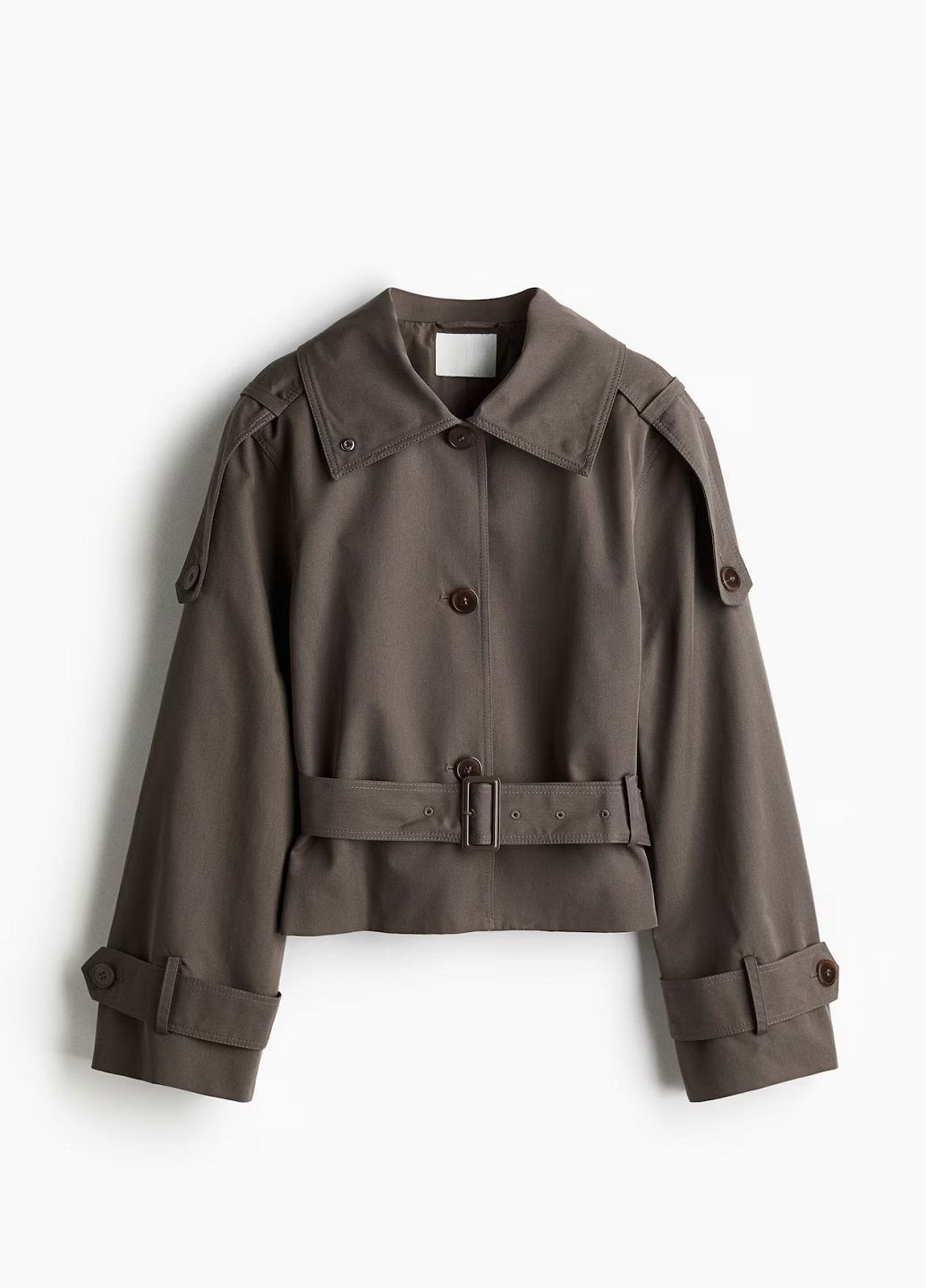 Темно-серая демисезонная куртка H&M