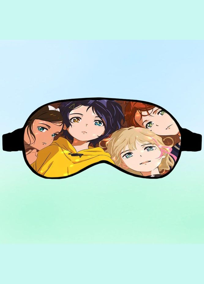 Маска для сна Аниме Приоритет чудо яйца #0005 черная No Brand (315042959)