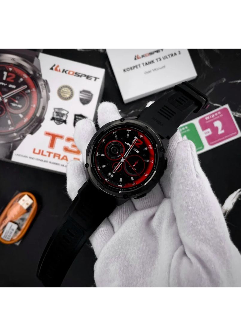 Смарт-часы TANK T3 ULTRA 2 Black Kospet (360564375)