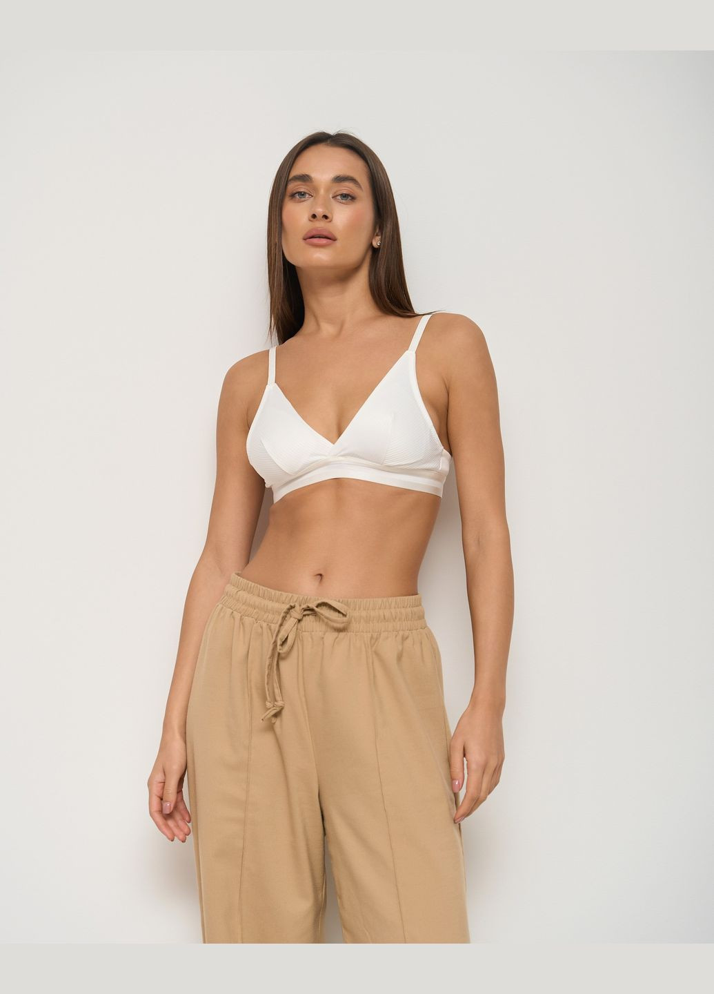 Молочний бюстгальтер бавовняний з тонкими чашками Nicoletta