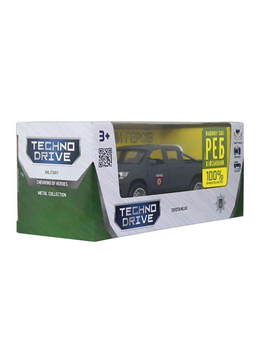 Автомодель Шеврони Героїв Toyota Hilux ОШБр НПУ Лють () TechnoDrive KM6118F (339041173)