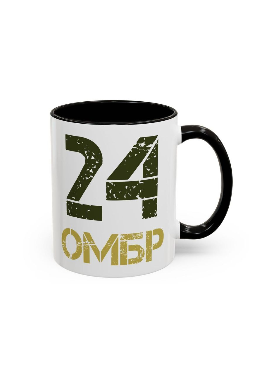 Чашка с шевроном "24-я отдельная механизированная бригада" No Brand (368671882)