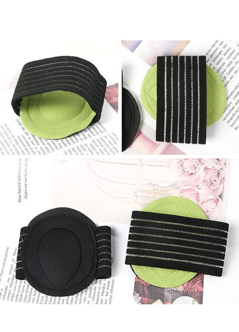 Ортопедические стельки супинаторы для поддержки продольного свода стопы или при плоскостопии черные No Brand (314872831)