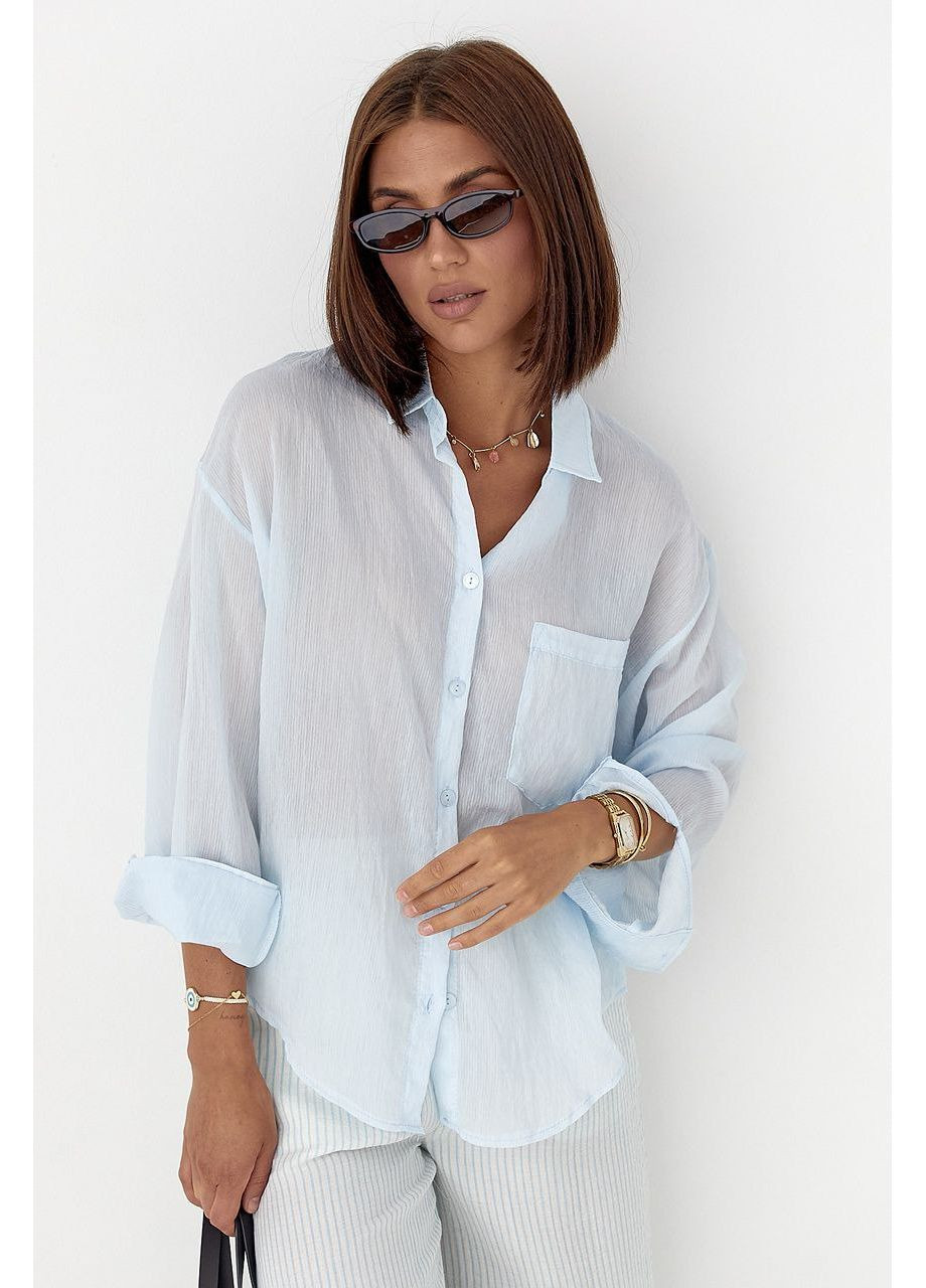 Смугаста прозора сорочка Lurex (348141880)