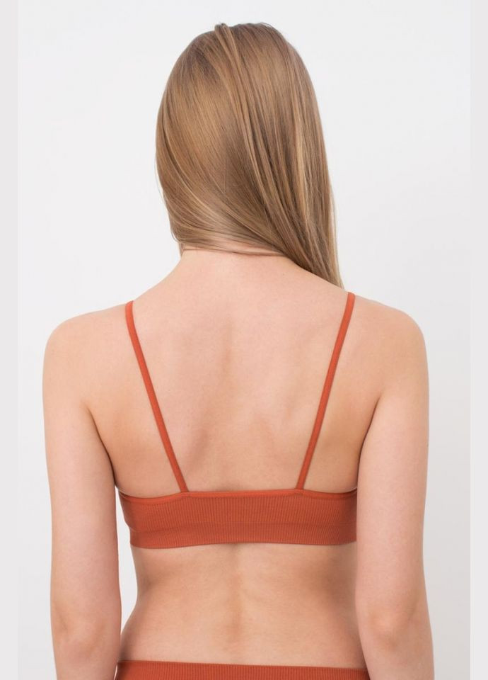 Топ жіночій безшовний на тонких бретелях в рубчик Giulia CAMI TOP RIB (316683741)